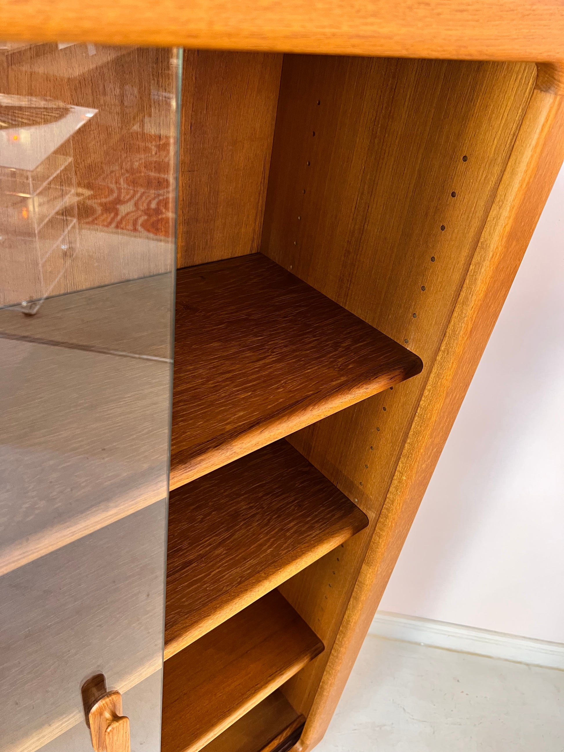 Vitrinenschrank Teak von Silkeborg Møbelfabrik