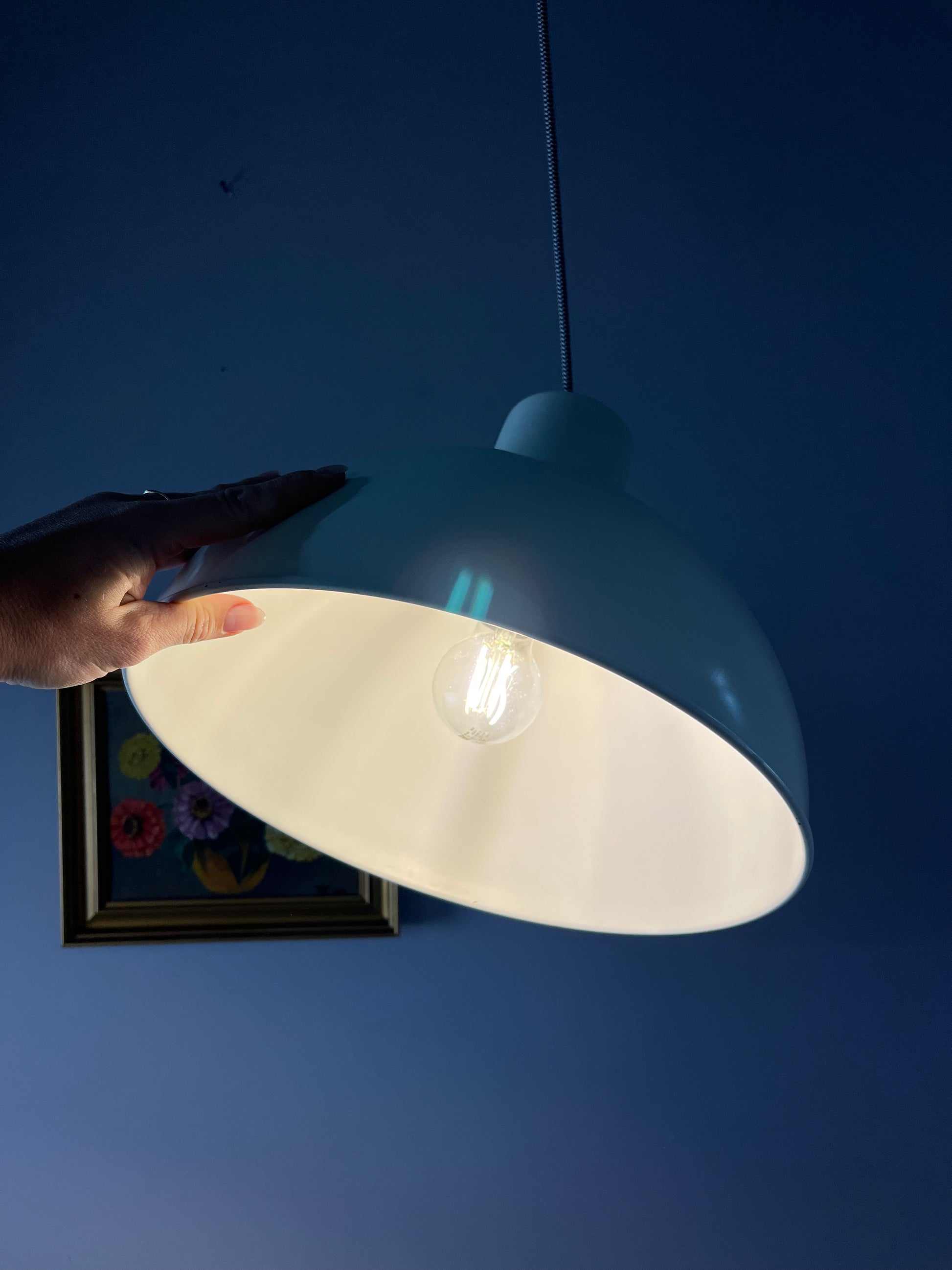 Hängelampe Bunker weiß von Jo Hammerborg für Fog & Mørup