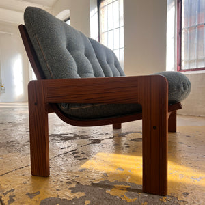 Sofa grau von Yngve Ekström für Swedese