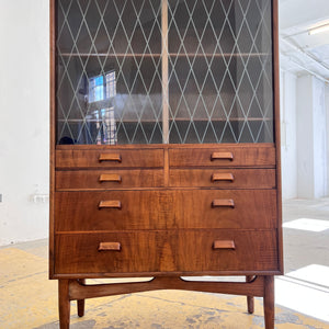 Vitrinenschrank Teak aus Dänemark