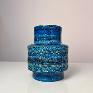 Vase Serie Rimini Blu von Aldo Londi für Bitossi