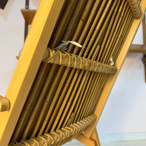 Schaukelstuhl mit original Polster von Selman Selmanagić für Hellerau