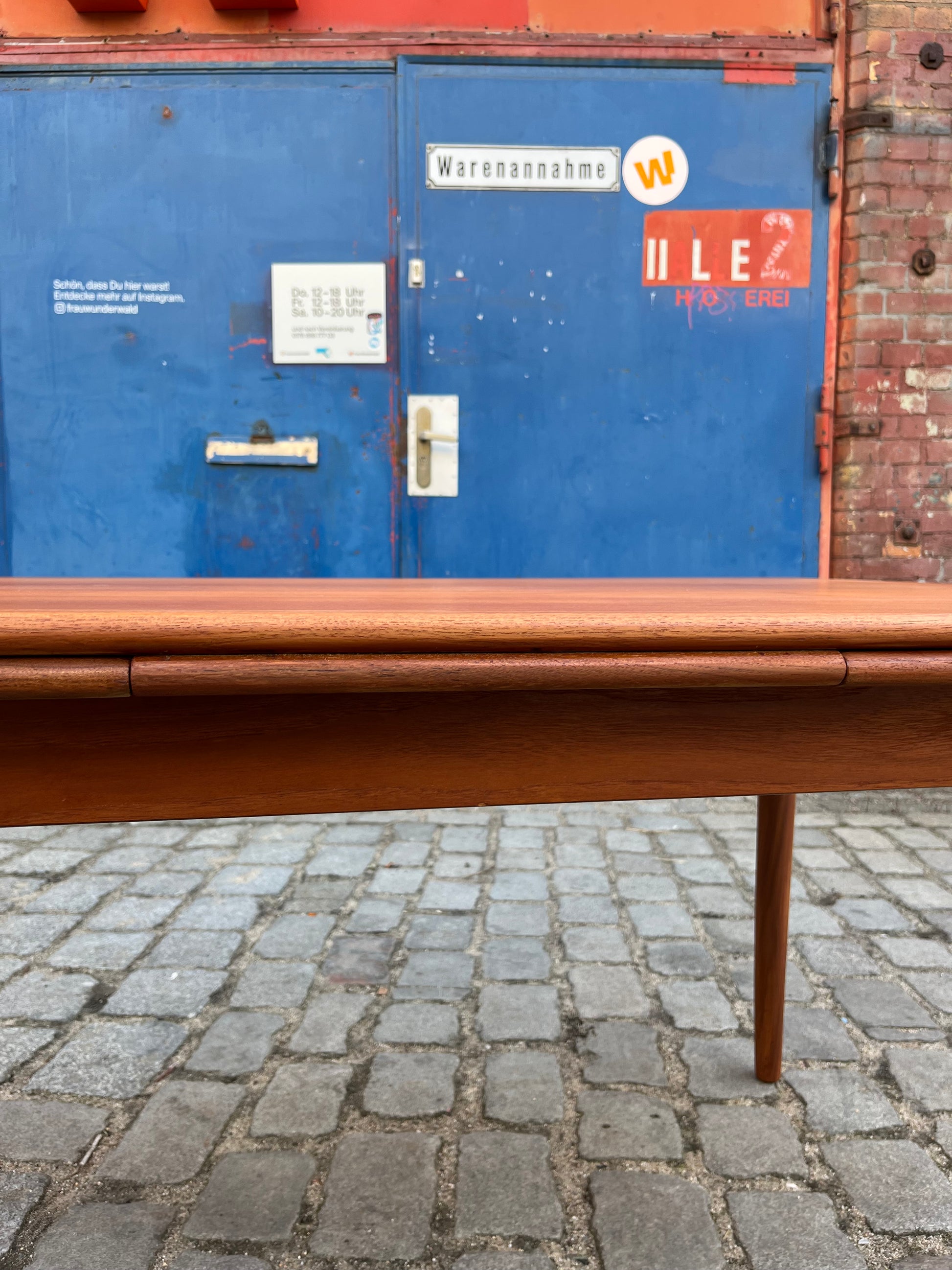 Ausziehbarer Esstisch Teak von Rosenstrup Møbelfabrik