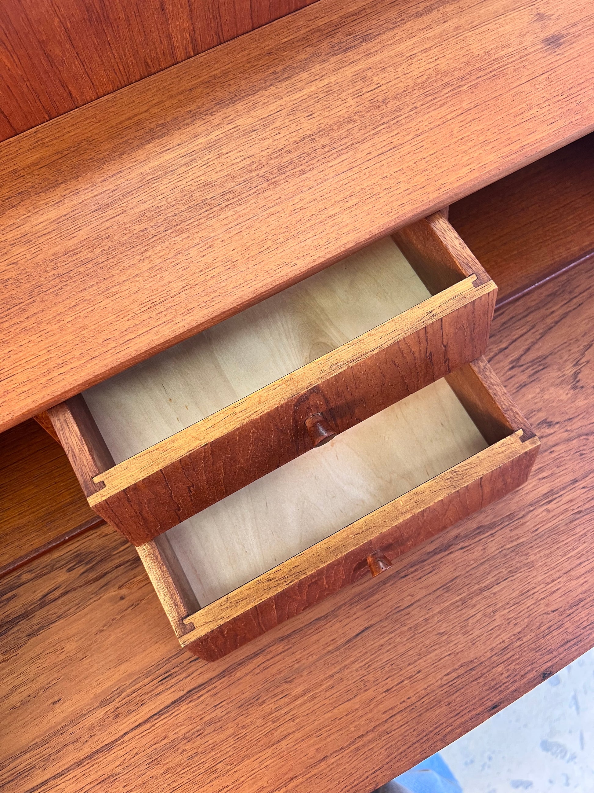 Sekretär Teak aus Dänemark