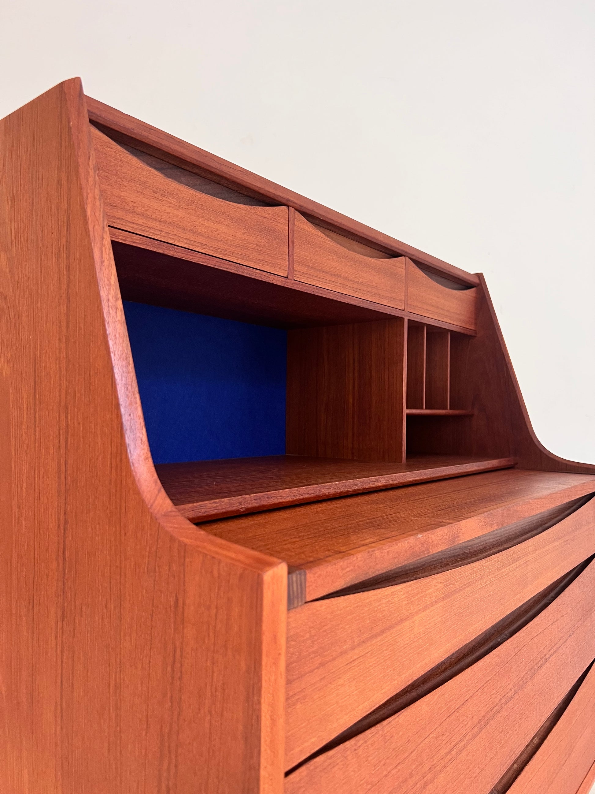 Sekretär Teak mit Schminktisch & Spiegel aus Dänemark
