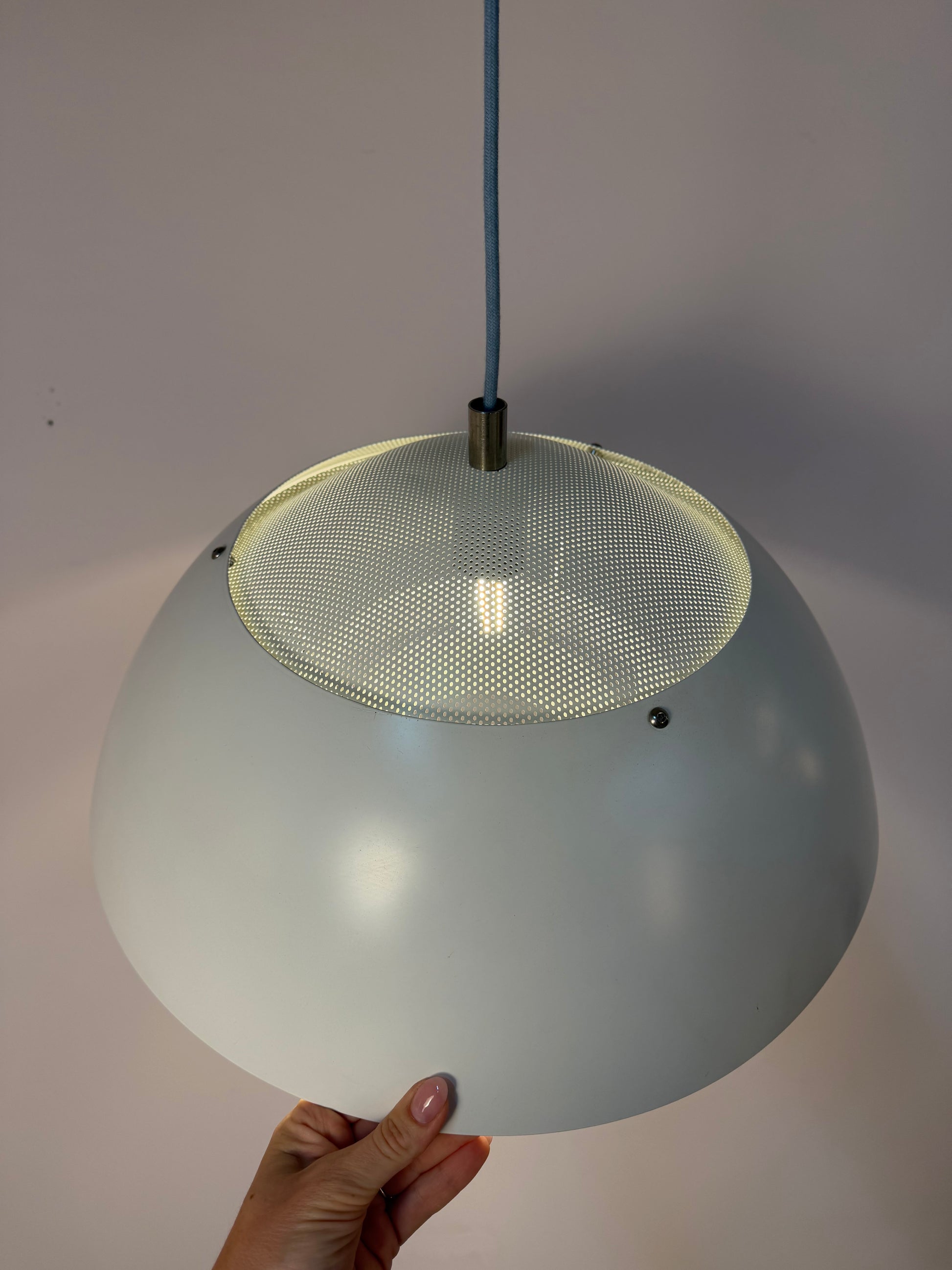 Hängelampe Safari weiß von Christian Hvidt für Nordisk Solar