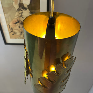 Hängelmape mit Messing Blättern von Svend Aage Holm Sørensen