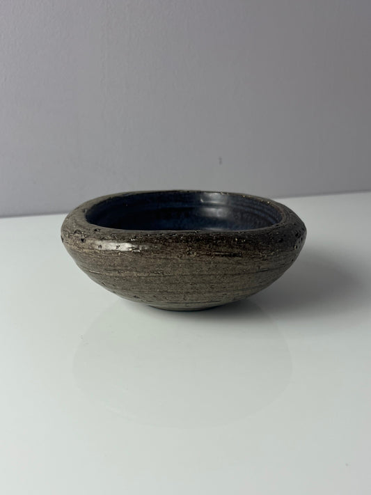 Schale blau grau Keramik aus Dänemark