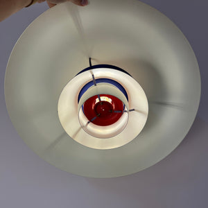 Lamellenlampe PH5 weiß von Poul Henningsen für Louis Poulsen