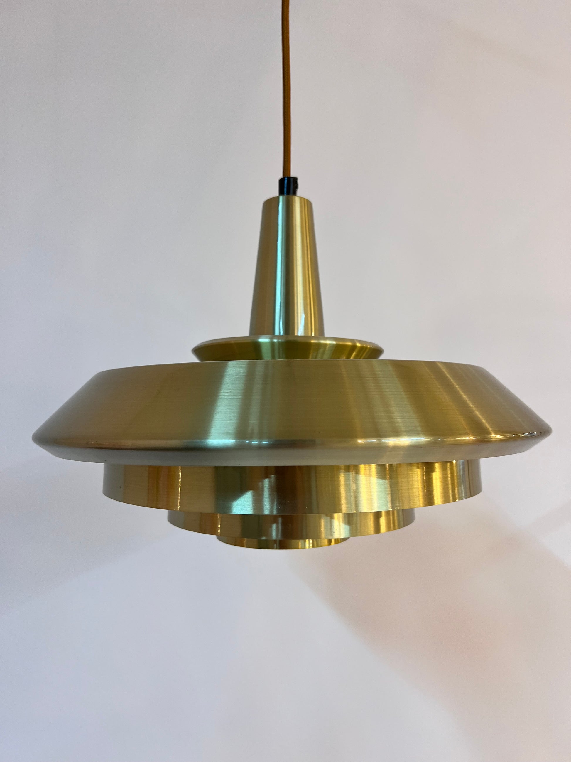 Lamellenlampe gold aus Dänemark