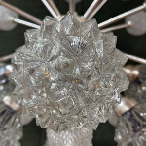 Sputnik Kronleuchter von Elektrofém ISZ