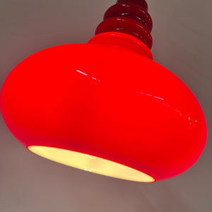 Hängelampe rot Glas von Peill & Putzler