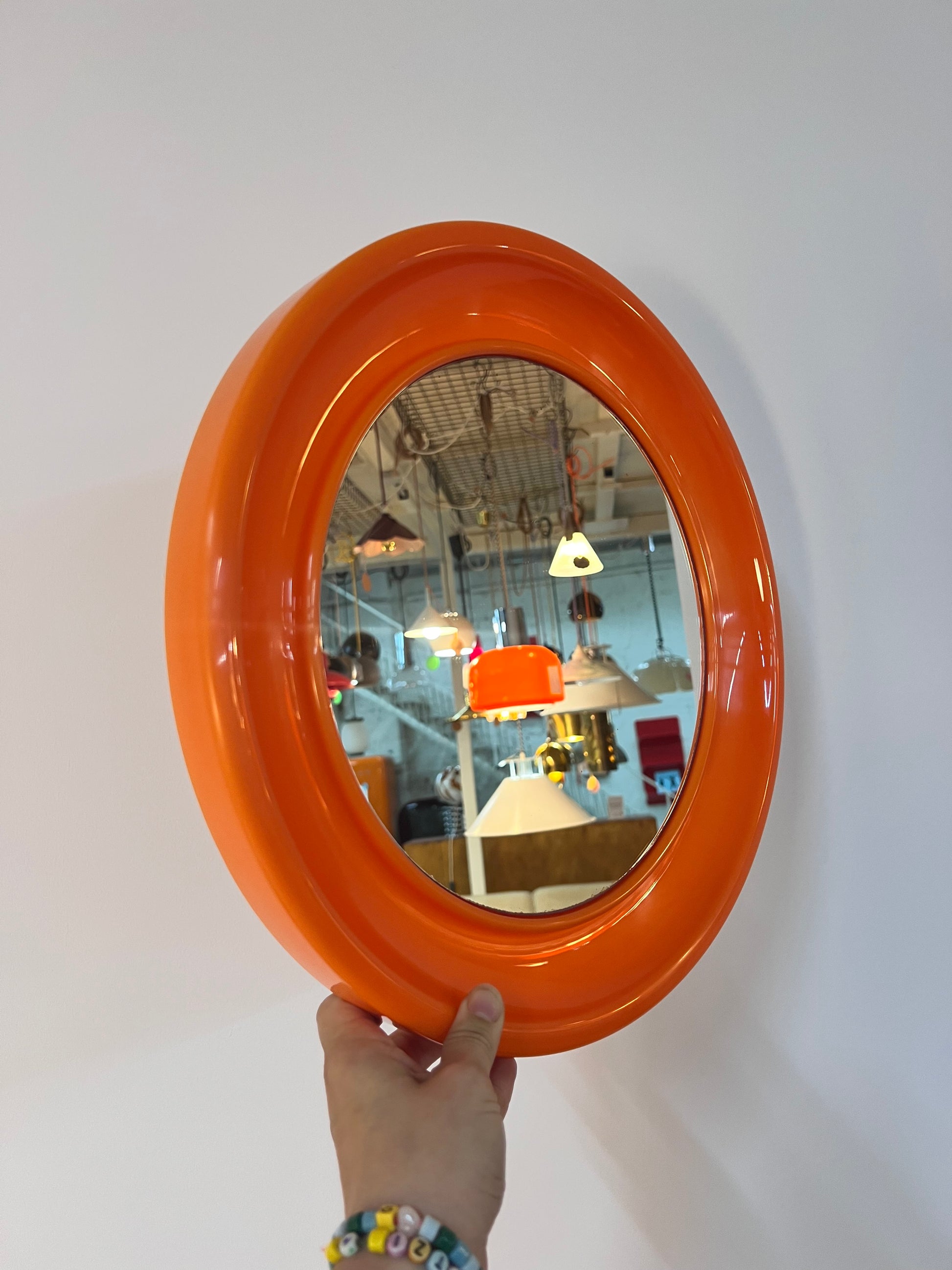 Kunststoff Spiegel Orange