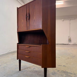 Eckschrank Teak mit Minibar aus Dänemark