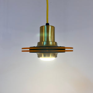 Lamellenlampe Messing Kunststoff Dänemark
