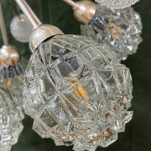 Sputnik Kronleuchter von Elektrofém ISZ