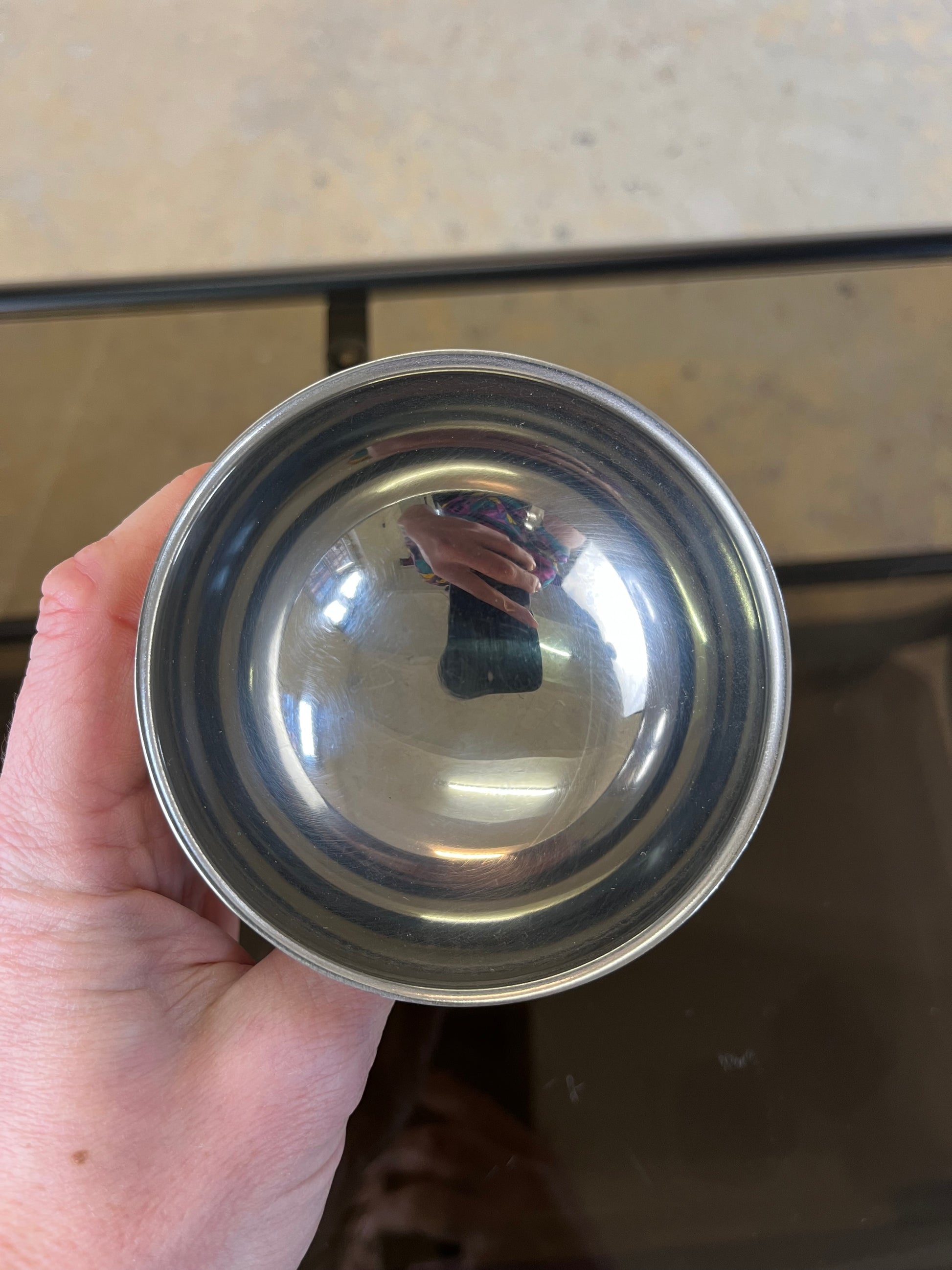 Set: 2x Eisschale mit Untersetzer Cromargan von WMF