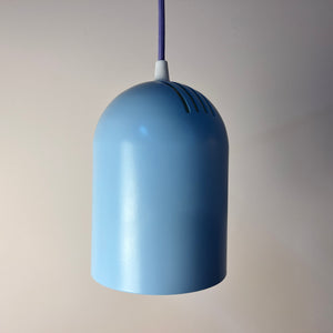 Hängelampe hellblau neu lackiert
