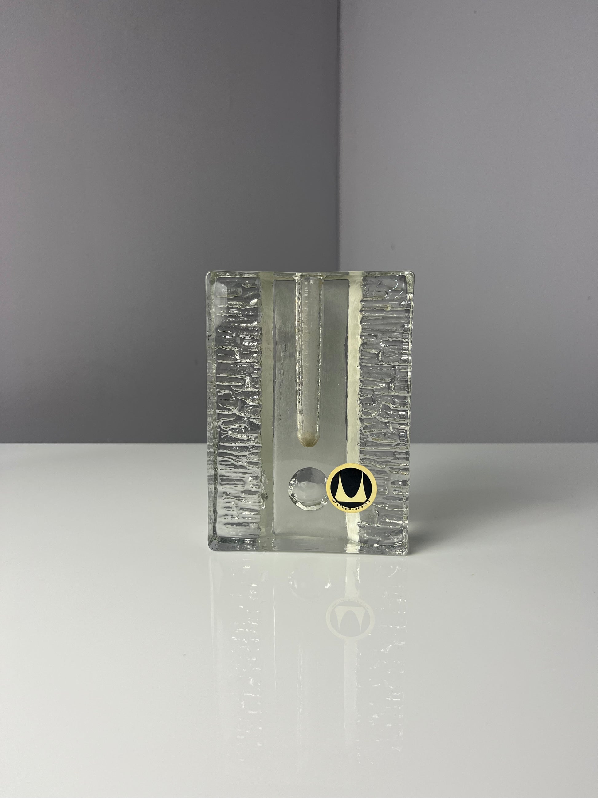 Solifleur Vase von Heiner Düsterhaus für Walther Glas