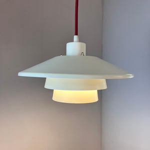 Lamellenlampe weiß