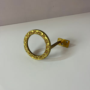 Runder Wandhaken Messing