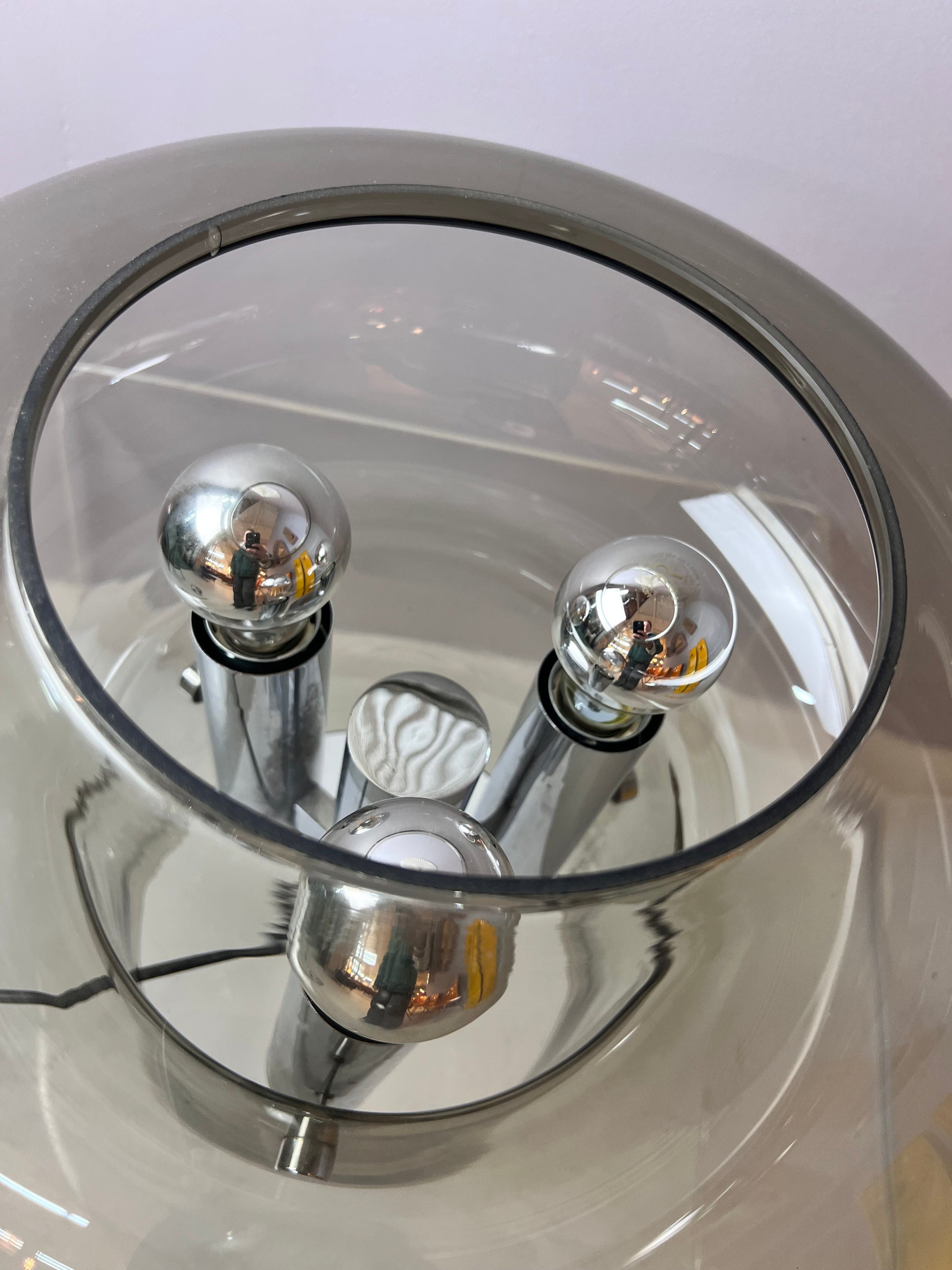 Große Tischlampe von Leclair & Schäfer