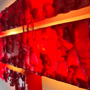 Wandlampe rot von Uwe Mersch