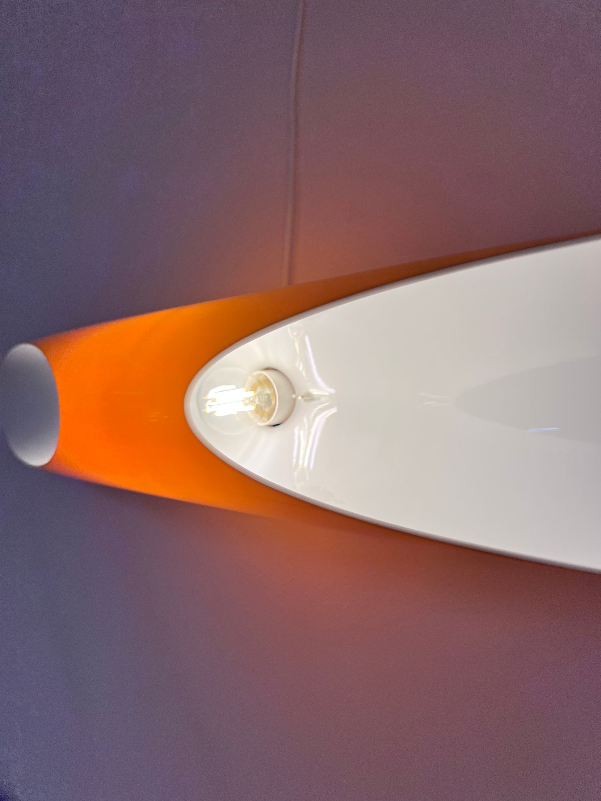Wandlampe Shakti Wall Fix orange von Marzio Rusconi Clerici für Kundalini