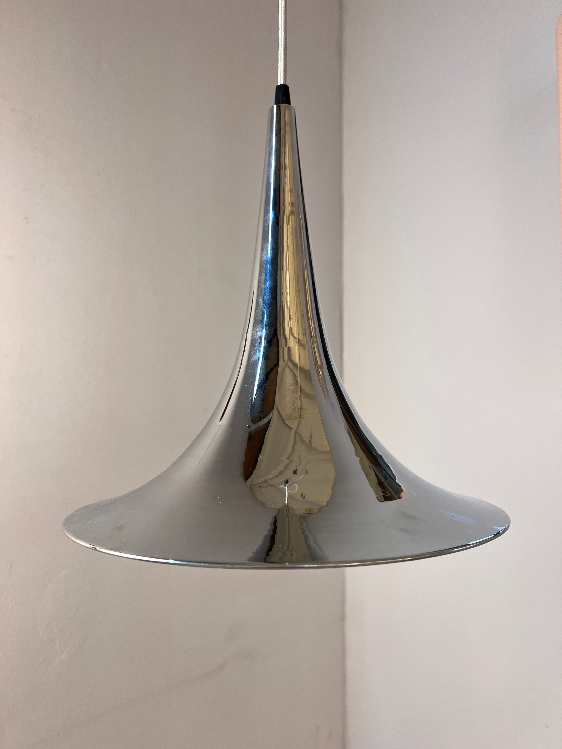 Trichterlampe Chrom Halo Tech Design