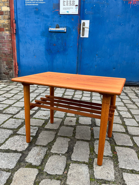 Couchtisch Teak mit Ablage aus Dänemark