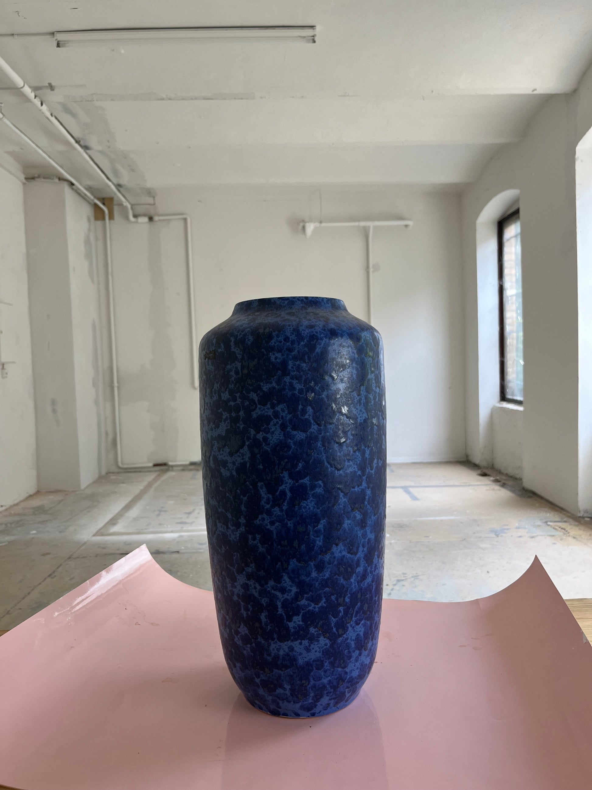Bodenvase 517-45 dunkelblau von Scheurich West Germany
