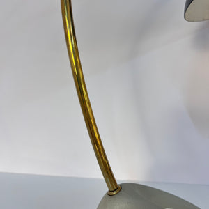 Tischlampe Krähenfuß / Diabolo schwarz weiß von Karl Heinz Kinsky für Cosack
