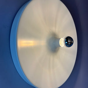Wandlampe Diskus 50 cm weiß von Charlotte Perriand für Honsel