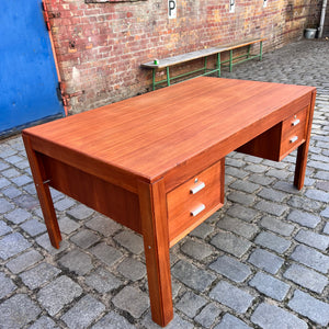 Doppel-Schreibtisch Teak von Erik Brouer für Brouer Møbelfabrik