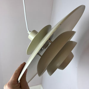 Lamellenlampe 'Alexia'  beige/weiß von JEKA