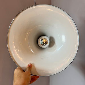Hängelampe Trichter Chrom