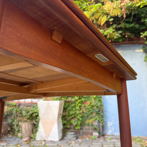 Ausziehbarer Esstisch Teak aus Dänemark