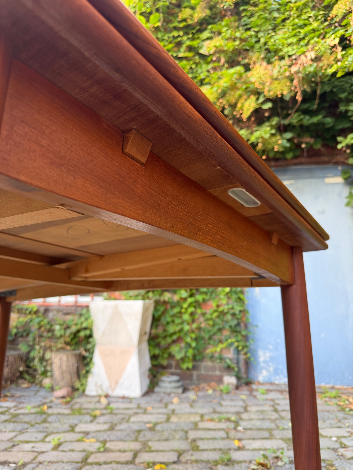 Ausziehbarer Esstisch Teak aus Dänemark