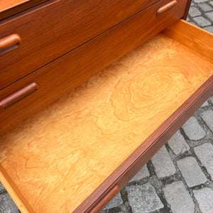 Breite Kommode Teak zugeschrieben Borge Mogensen