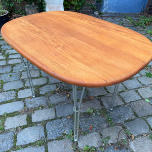 Esstisch Teak mit Hairpinlegs aus Dänemark
