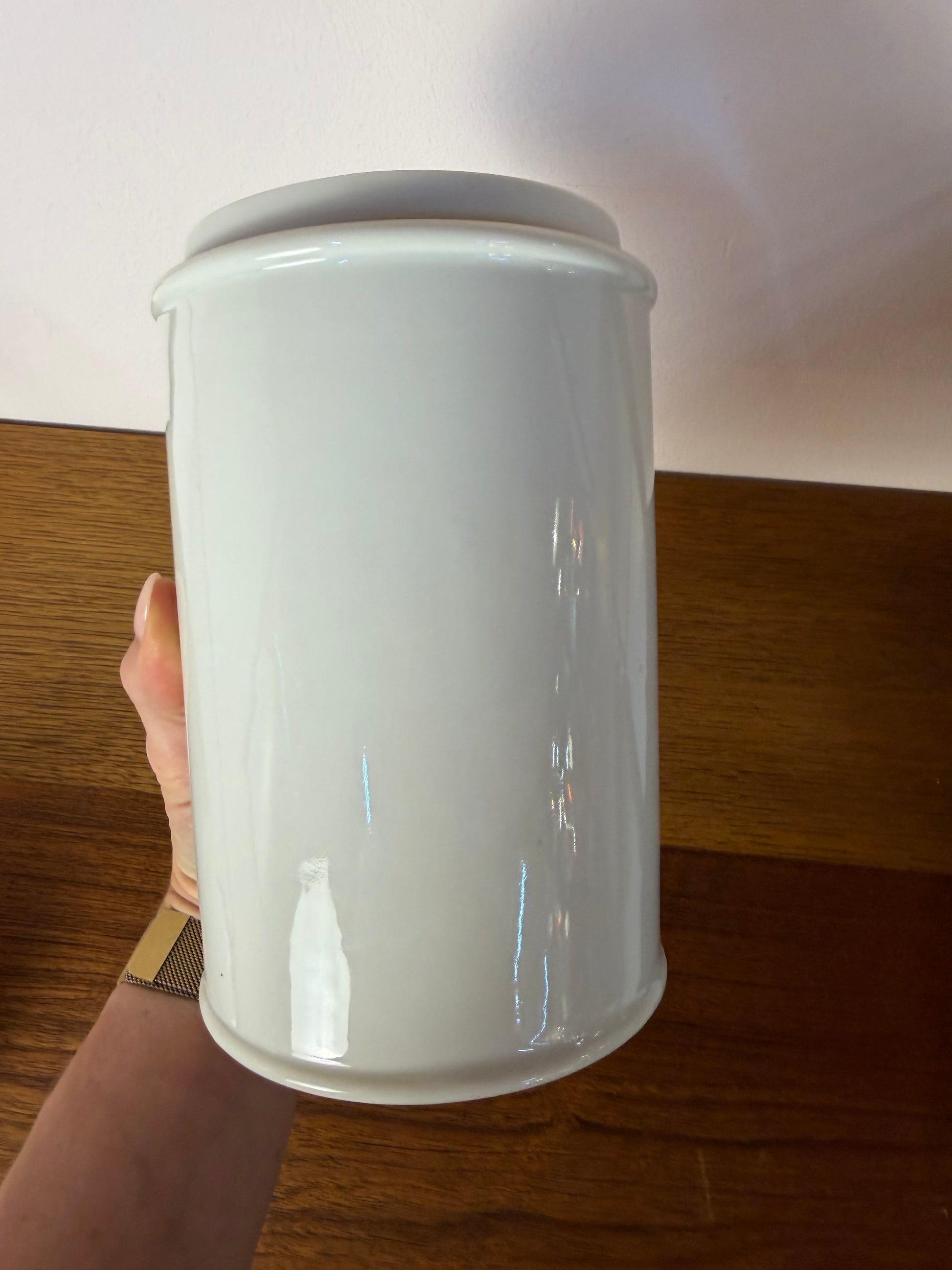 Apothekerdose Ungt. Zinci weiß Porzellan - 1000 ml