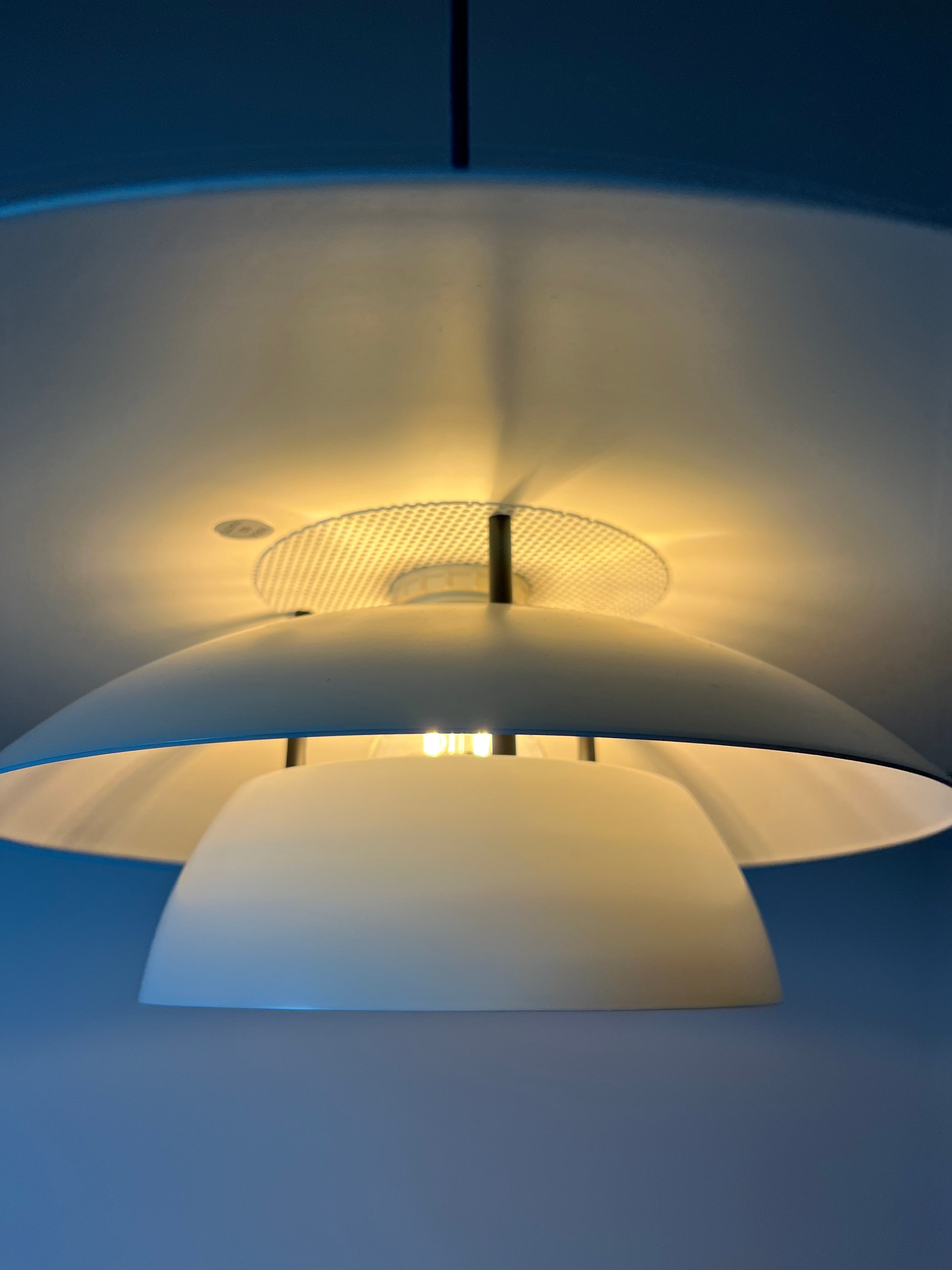 Lamellenlampe weiß aus Dänemark