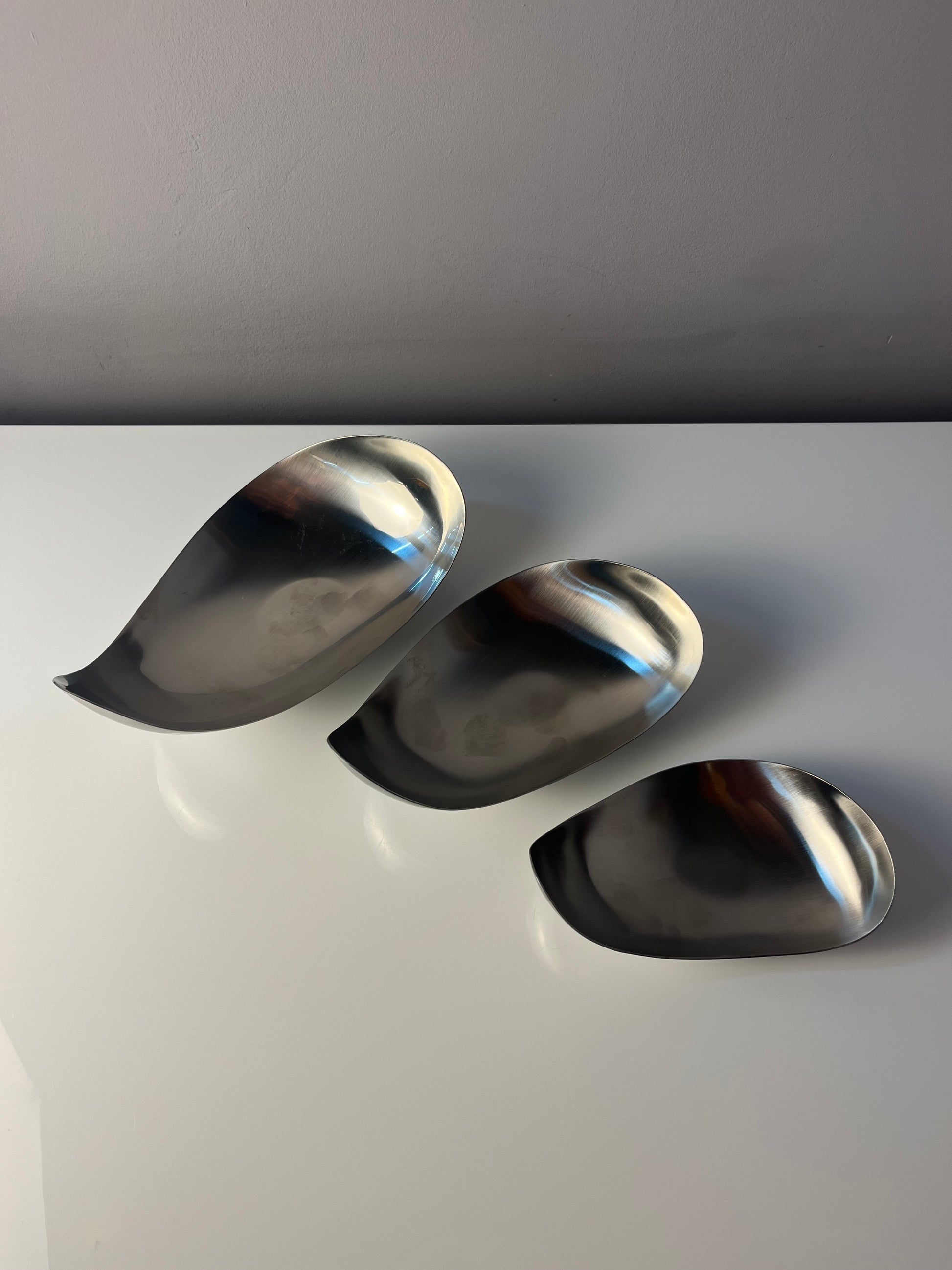 Set: Servierschalen Leaf von Helle Damkjær für Georg Jensen