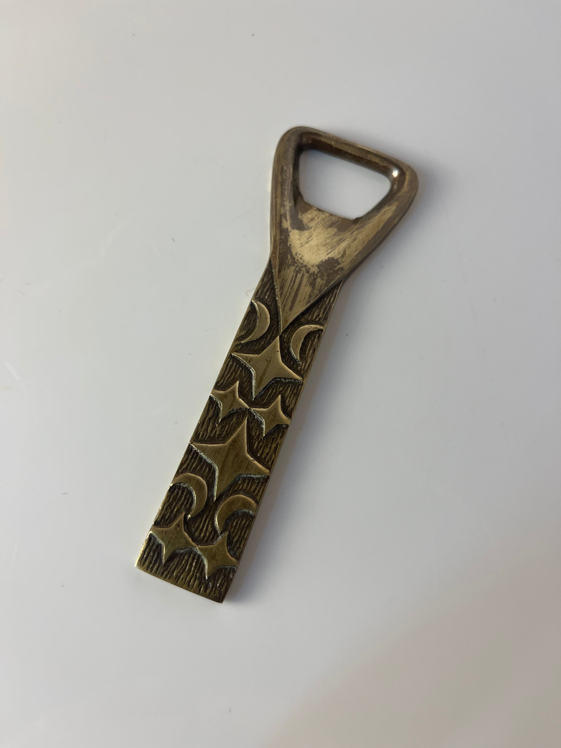 Flaschenöffner Sterne Messing