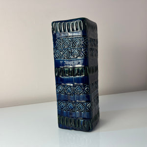 Vase Serie Rimini Blu von Aldo Londi für Bitossi