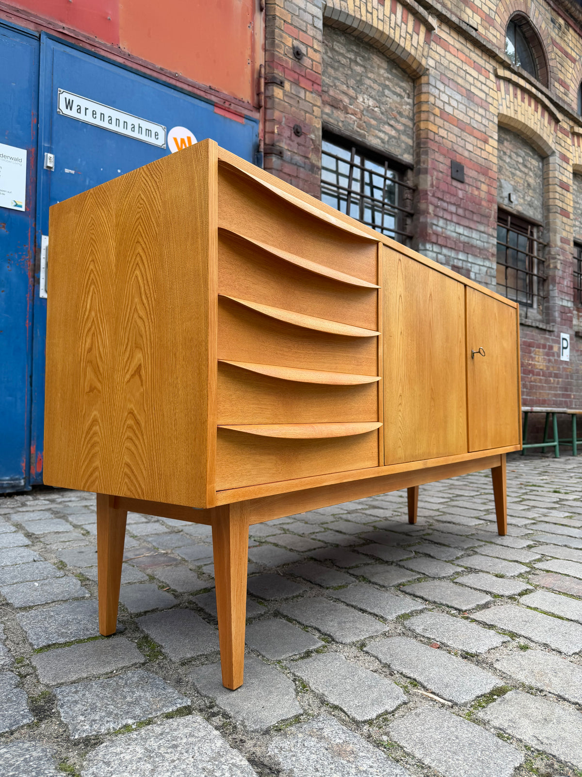 Sideboard Typ 602/K Esche von Franz Ehrlich für Hellerau