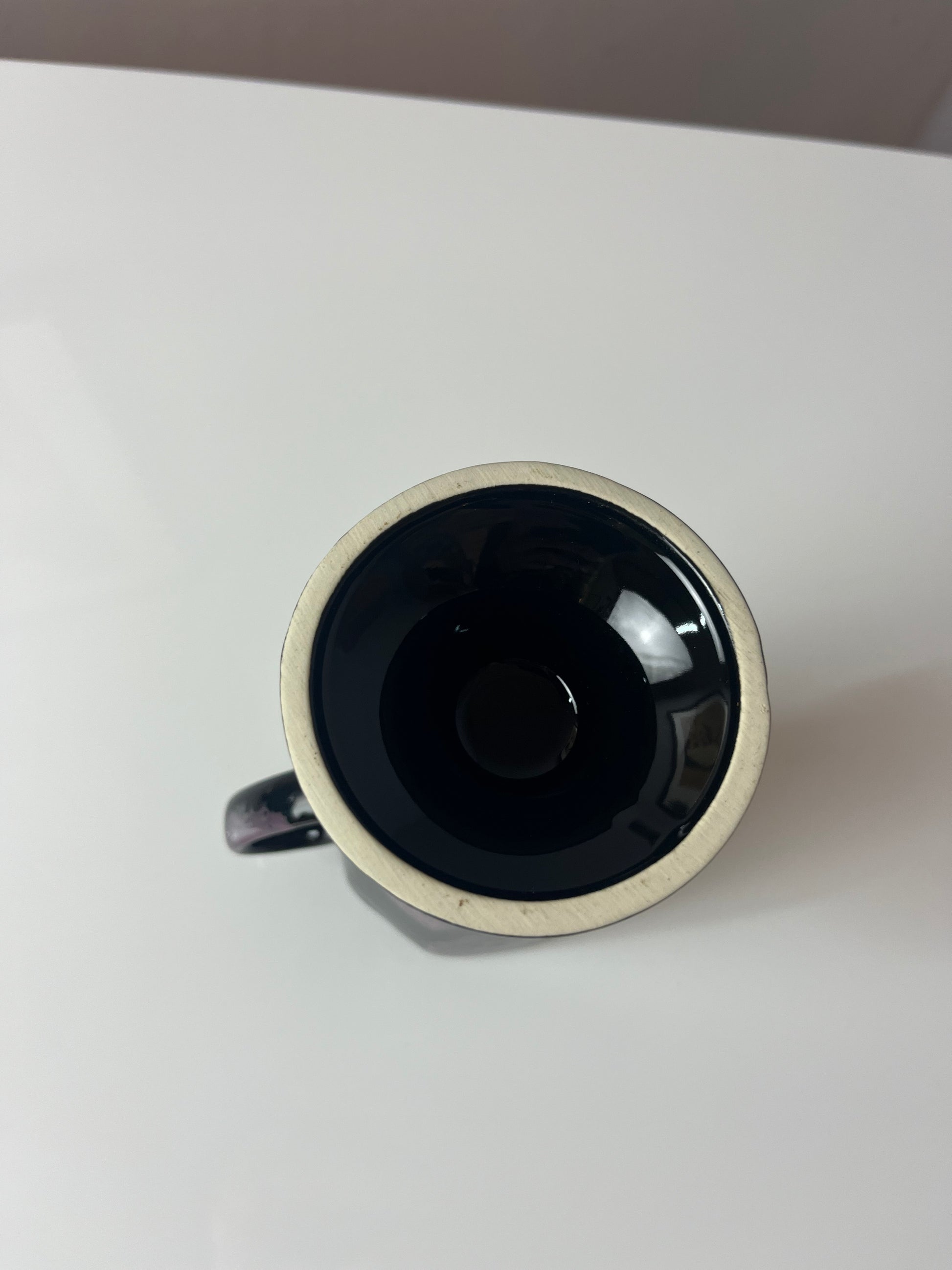 Set: 6x Tasse schwarz pastell