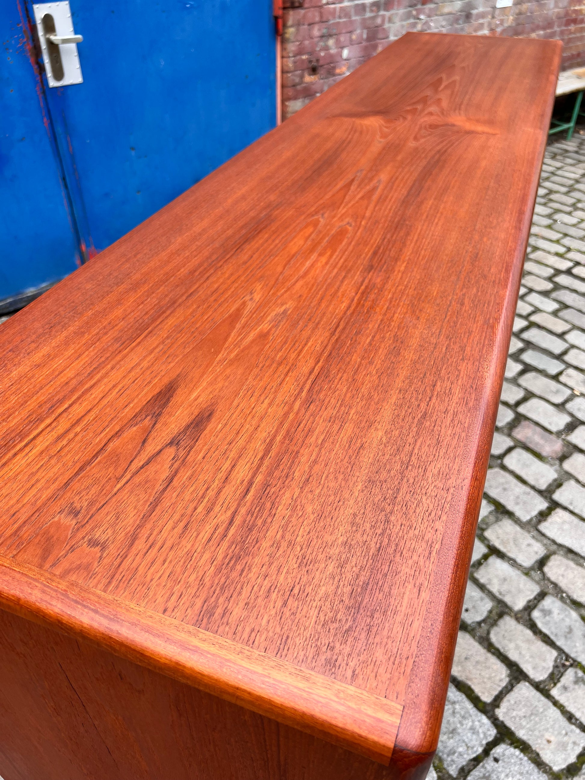 XXL Highboard Teak von H.P. Hansen aus Dänemark