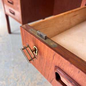 Freistehender Schreibtisch Teak aus Dänemark Sigh & Søns Møbler