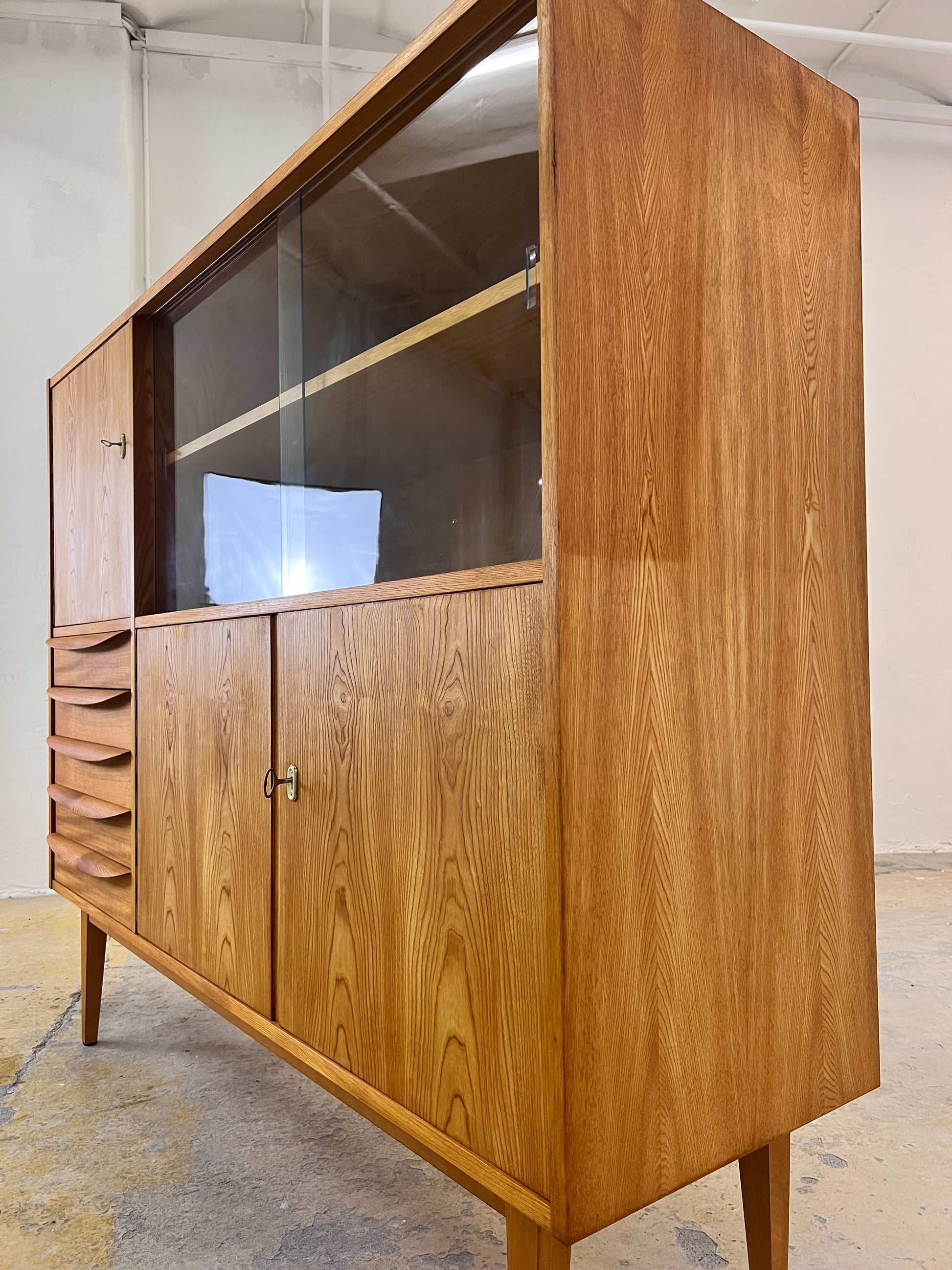 Highboard / Wohnzimmerschrank Typ 602 von Franz Ehrlich für Hellerau